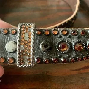 Kippy’s Leather Belt with Swarovski Crystals 34” s-l400.jpg main image 3
